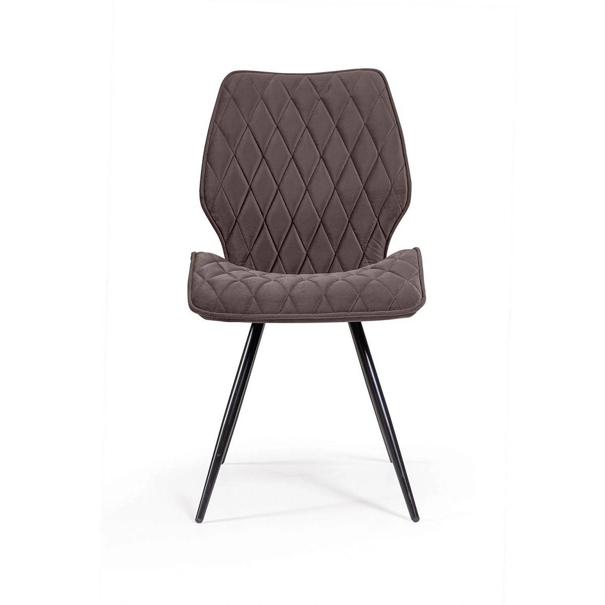 Стул Flash ромб, бархат антрацит 14 изображение Стул Flash ромб, бархат антрацит 14 фото