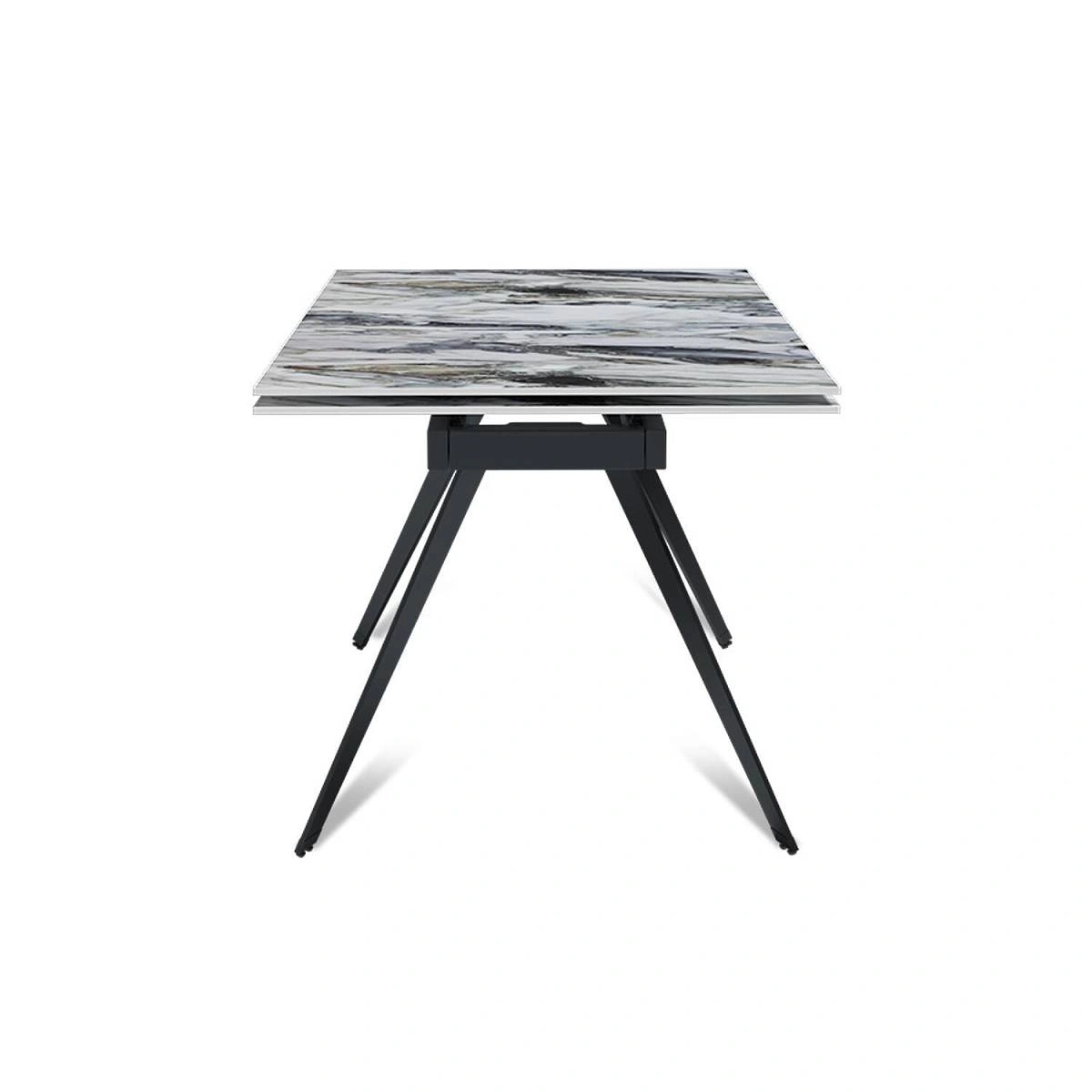 Стол раскладной Rhein (140+40+40), керамика глянцевая Cold Jade изображение Стол раскладной Rhein (140+40+40), керамика глянцевая Cold Jade фото