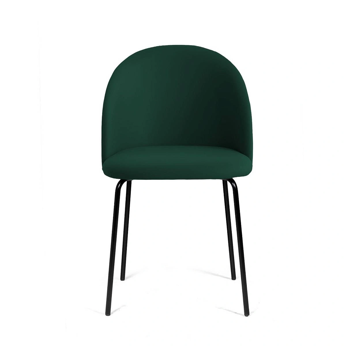 Стул Nord, комплект (4 шт), бархат зеленый 19 / опора черная фото