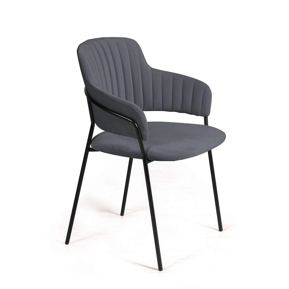 Стул Breeze, бархат серый 27 фото