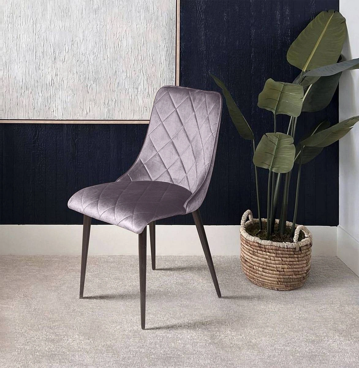 Стул Patrik, бархат светло-серый 26 изображение Стул Patrik, бархат светло-серый 26 фото