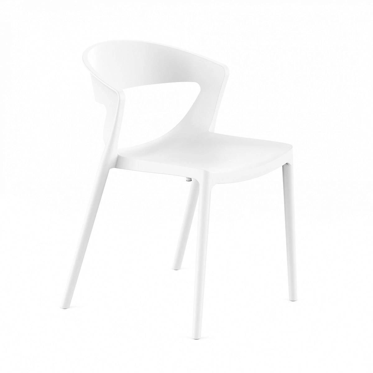 Стул LEXA, (комплект 2 шт), пластик белый изображение Стул LEXA, (комплект 2 шт), пластик белый фото