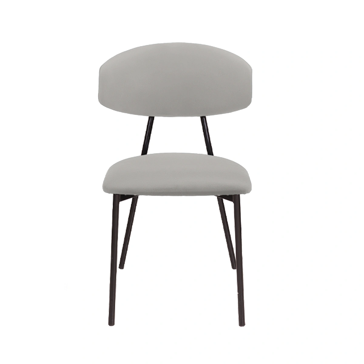 Стул Брэд, комплект (2 шт), велюр Frost silver фото