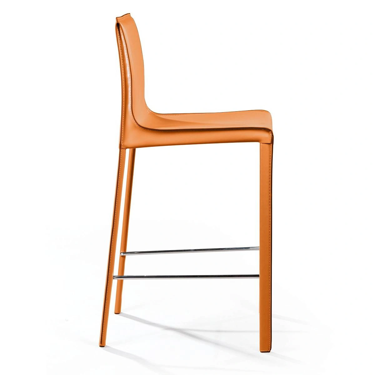 Стул полубарный Barrie, кожа camel изображение Стул полубарный Barrie, кожа camel фото