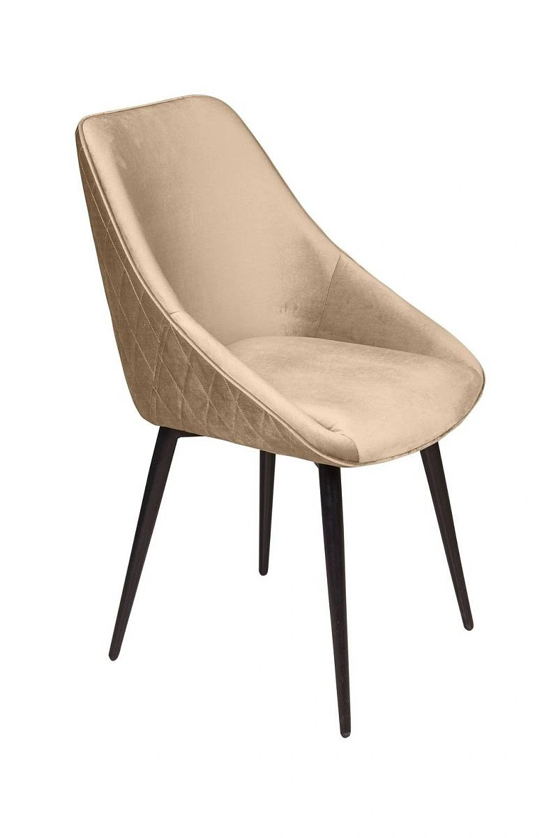 Стул Neo ромб, поворотный на 360 градусов, бархат бежевый 5 /опора конус изображение Стул Neo ромб, поворотный на 360 градусов, бархат бежевый 5 /опора конус фото