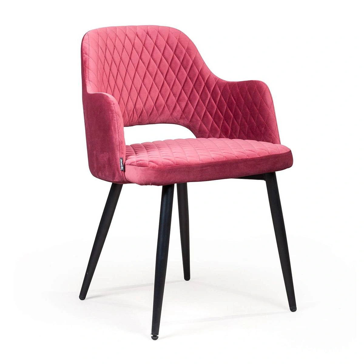 Стул с подлокотниками William, бархат винный изображение Стул с подлокотниками William, бархат винный фото