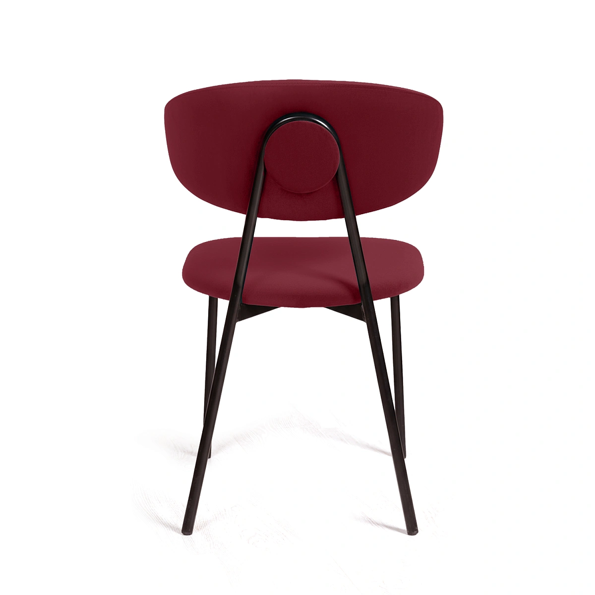 Стул Брэд, комплект (2 шт), бархат винно-красный 16 фото