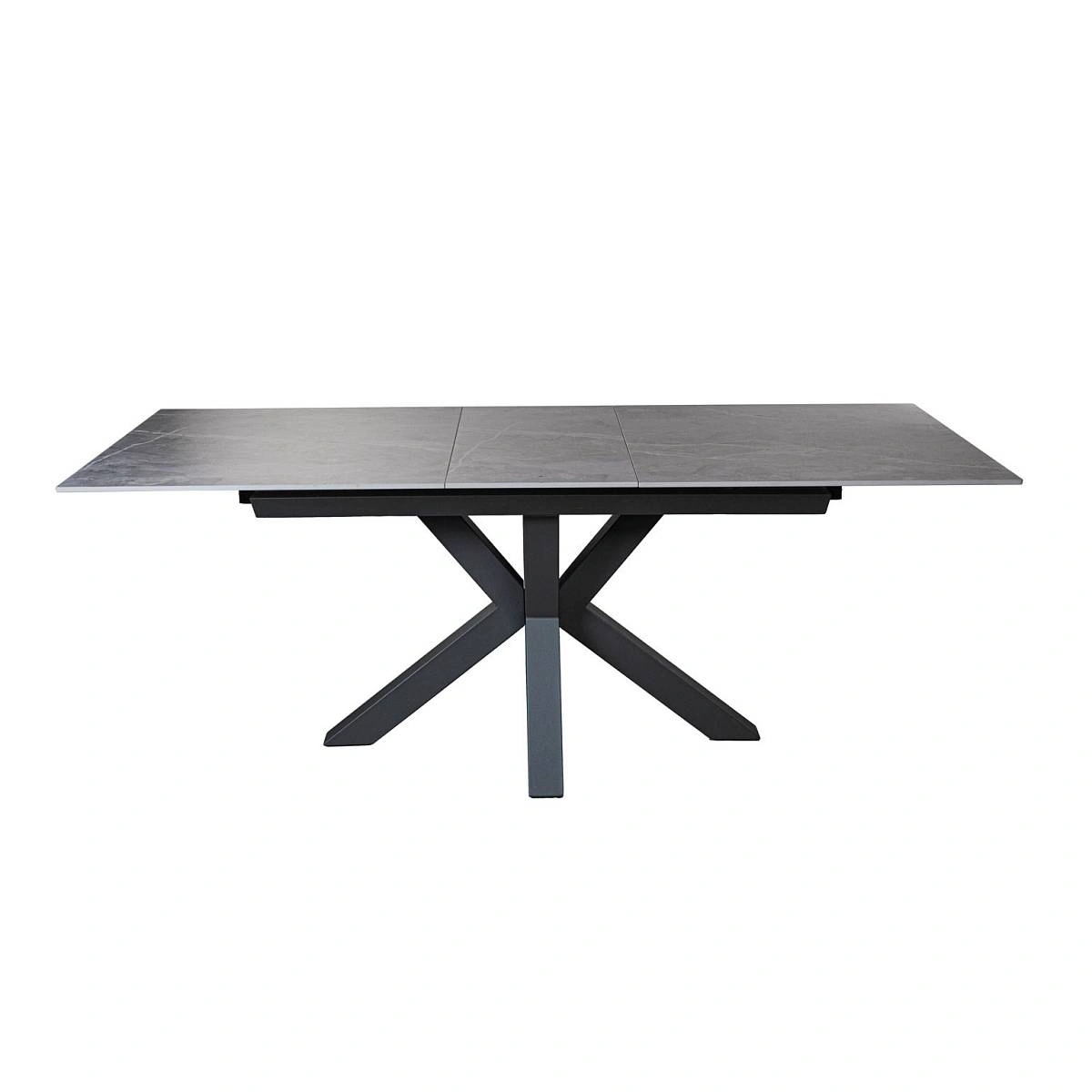 Стол раскладной Lincoln (160+40 см) керамика серый изображение Стол раскладной Lincoln (160+40 см) керамика серый фото