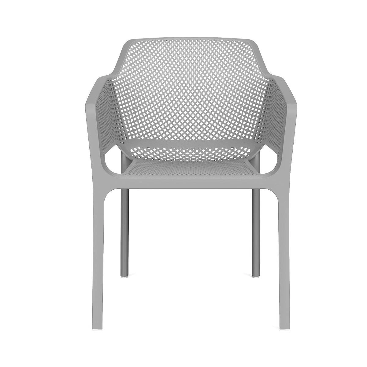 Стул Node с подлокотниками, (комплект 4 шт), пластик серый изображение Стул Node с подлокотниками, (комплект 4 шт), пластик серый фото