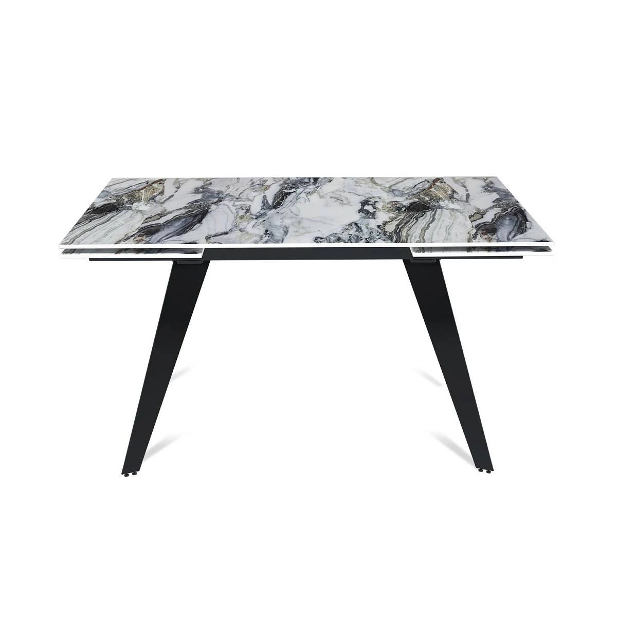 Стол раскладной Rhein (140+40+40), керамика глянцевая Cold Jade изображение Стол раскладной Rhein (140+40+40), керамика глянцевая Cold Jade фото