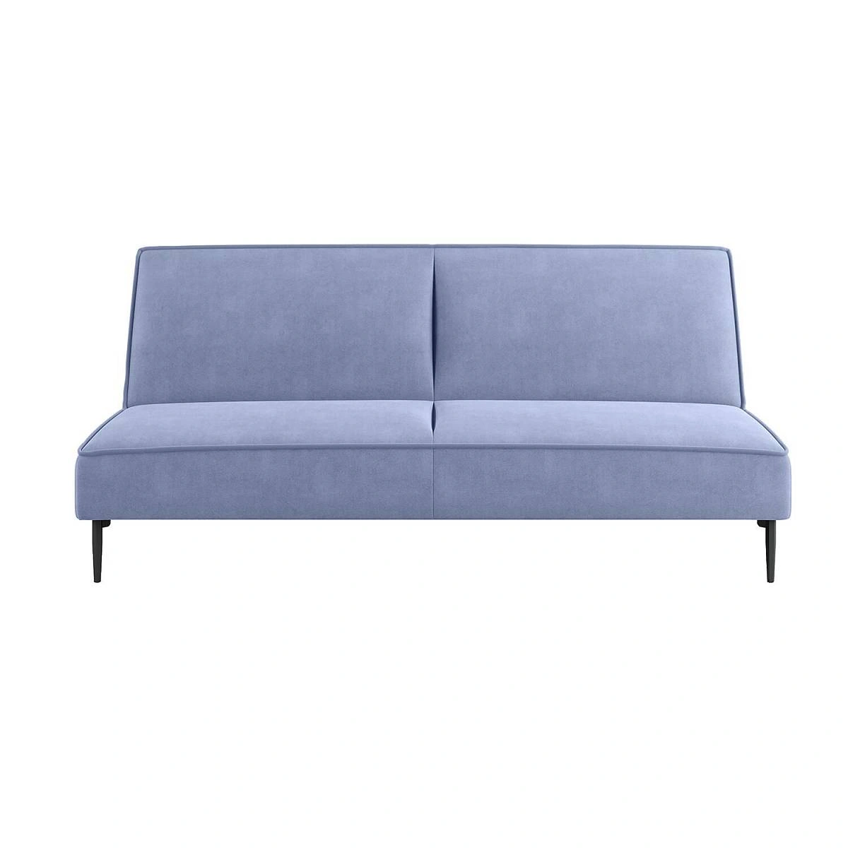 Este диван-кровать трехместный, прямой, без подлокотников, велюр серый Velutto 46 изображение Este диван-кровать трехместный, прямой, без подлокотников, велюр серый Velutto 46 фото