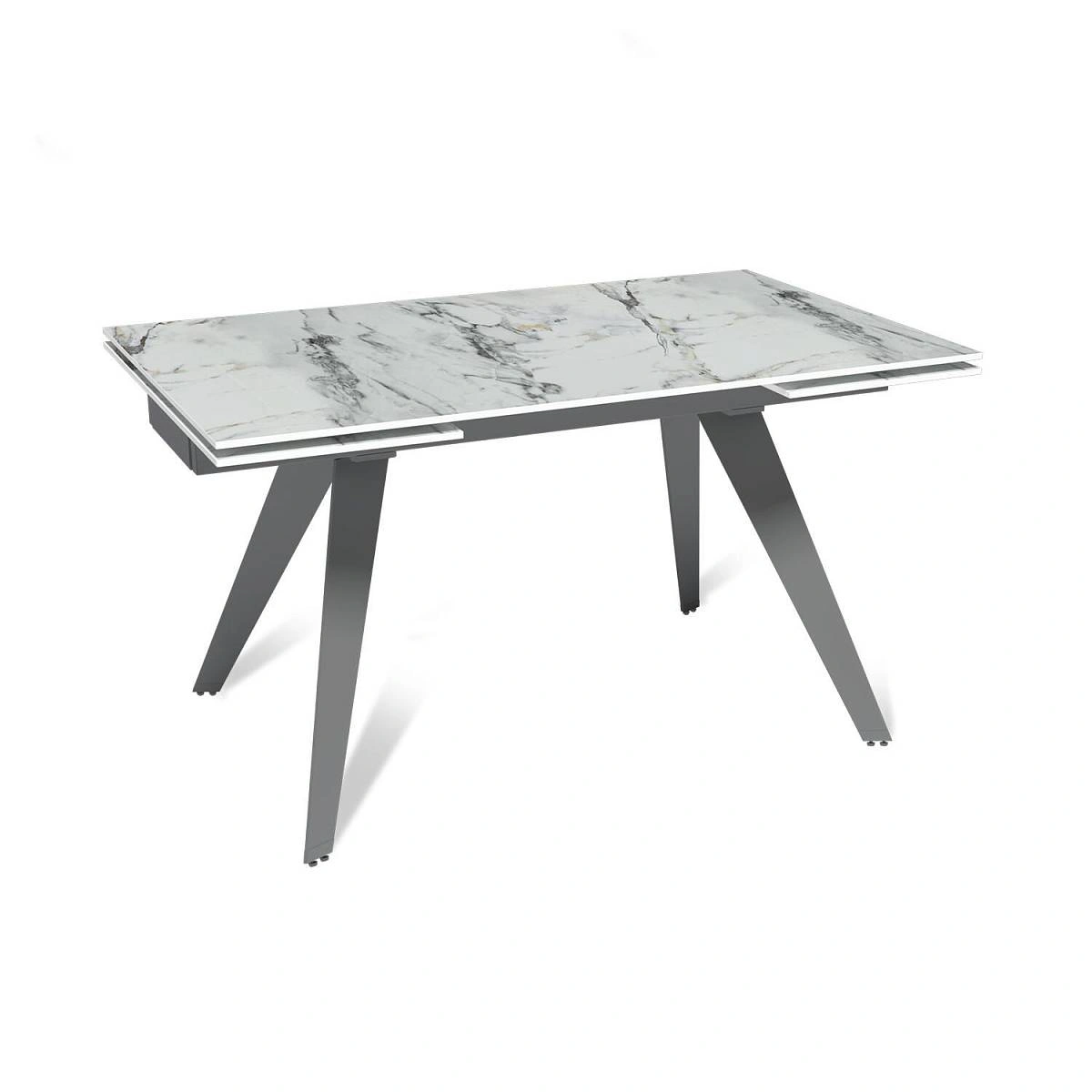 Стол раскладной Rhein (140+40+40), керамика глянцевая Ice Jade изображение Стол раскладной Rhein (140+40+40), керамика глянцевая Ice Jade фото