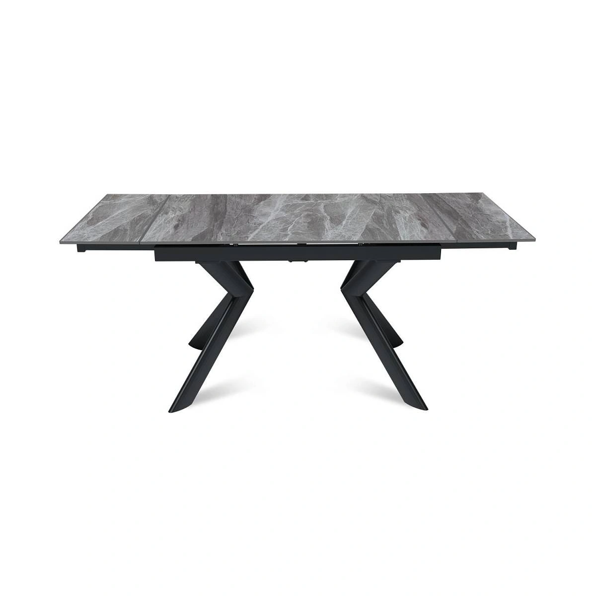 Стол раскладной Bridge (120+30+30), керамика глянцевая Italian Light Grey изображение Стол раскладной Bridge (120+30+30), керамика глянцевая Italian Light Grey фото