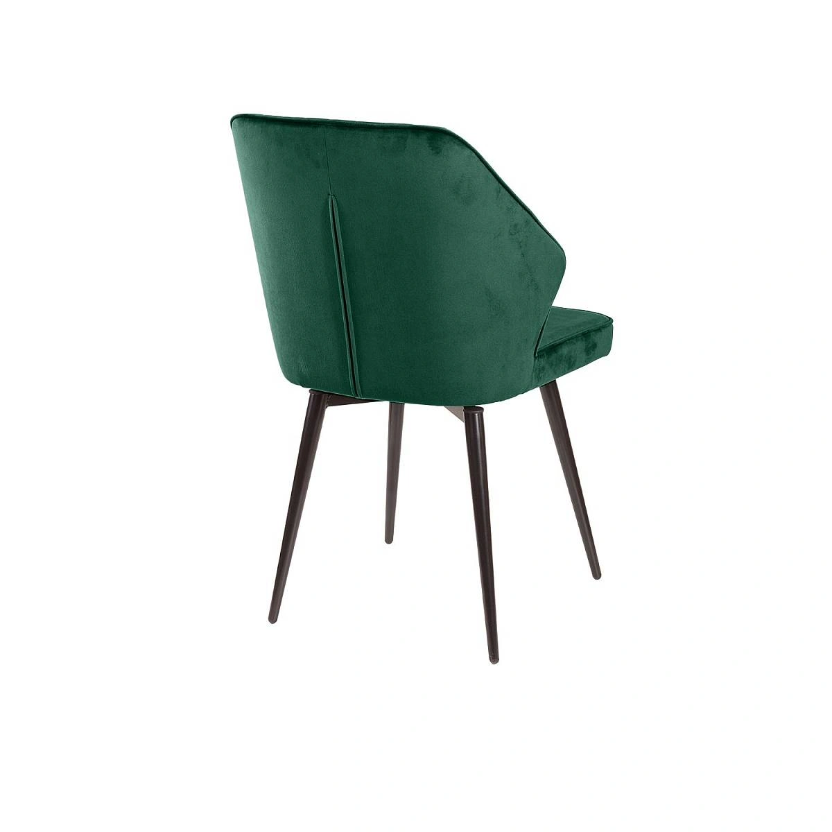 Стул Berg поворотный 360 градусов, комплект (2 шт), бархат зеленый 19/ черный конус изображение Стул Berg поворотный 360 градусов, комплект (2 шт), бархат зеленый 19/ черный конус фото