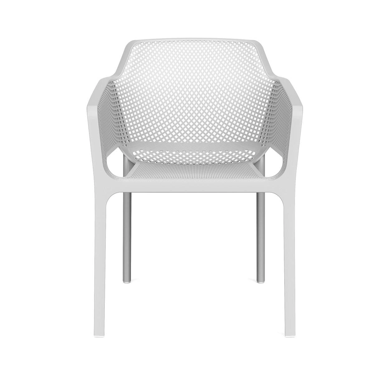 Стул Node с подлокотниками, (комплект 4 шт), пластик светло-серый изображение Стул Node с подлокотниками, (комплект 4 шт), пластик светло-серый фото