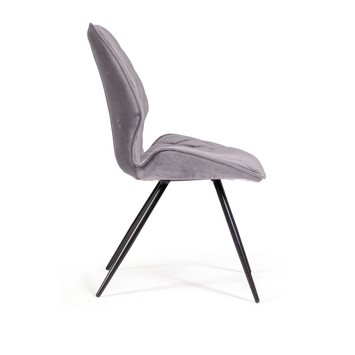 Стул Flash ромб, бархат светло-серый 26 изображение Стул Flash ромб, бархат светло-серый 26 фото