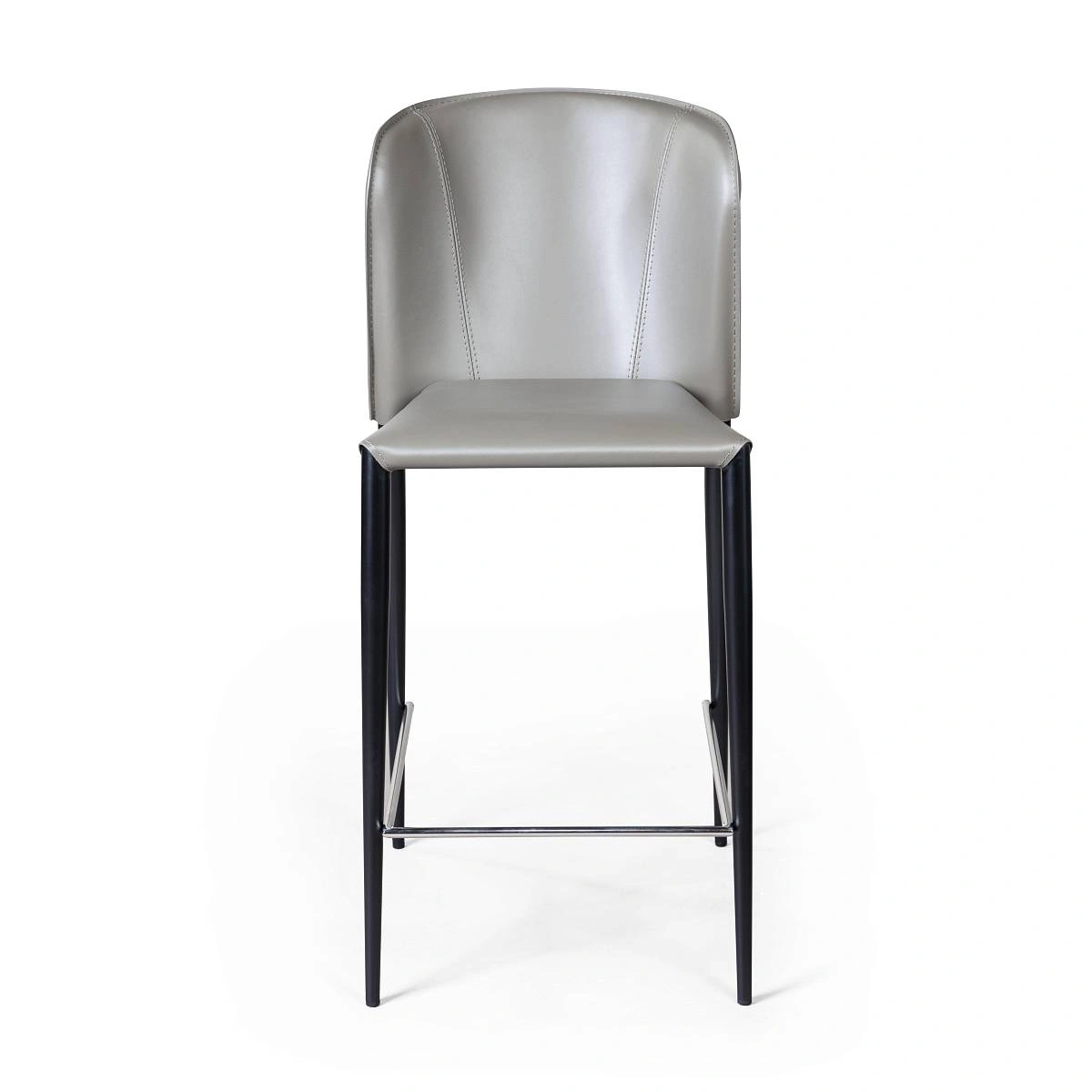 Стул полубарный Albert, кожа тауп изображение Стул полубарный Albert, кожа тауп фото