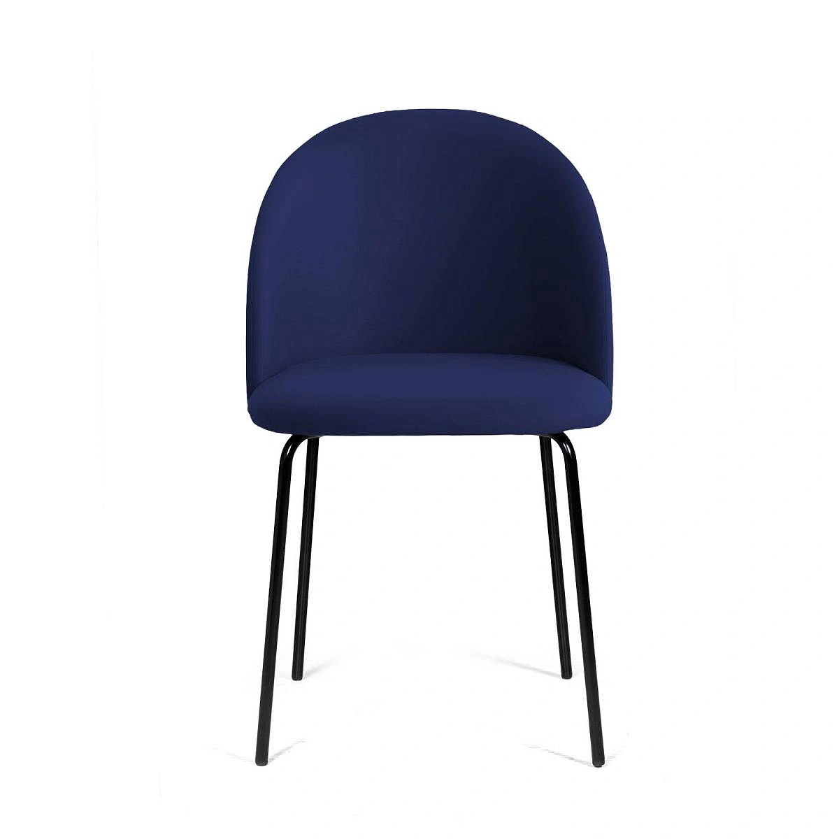 Стул Nord, комплект (4 шт), бархат синий 81 / опора черная фото