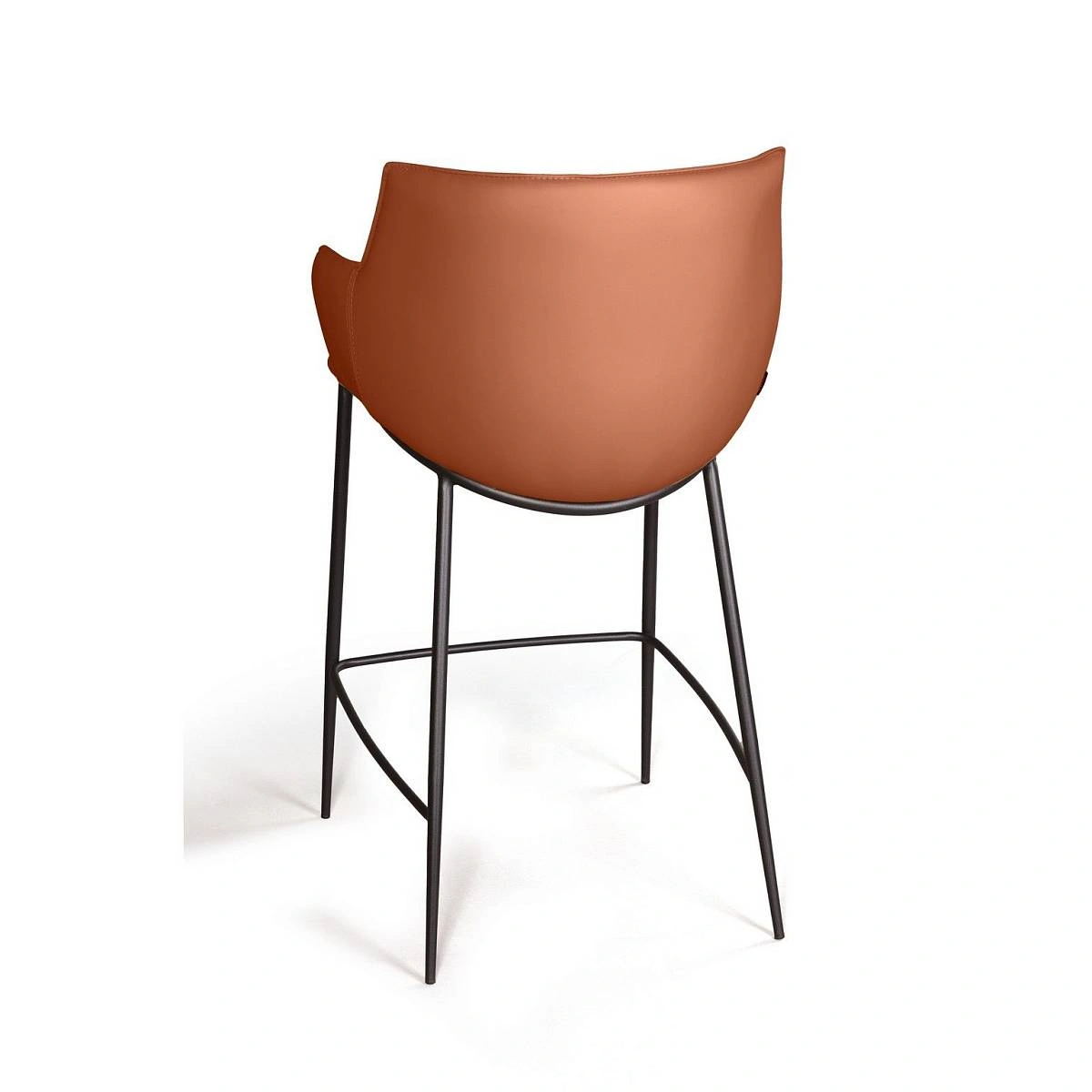 Стул полубарный Sofia, экокожа soft-touch, терракот изображение Стул полубарный Sofia, экокожа soft-touch, терракот фото