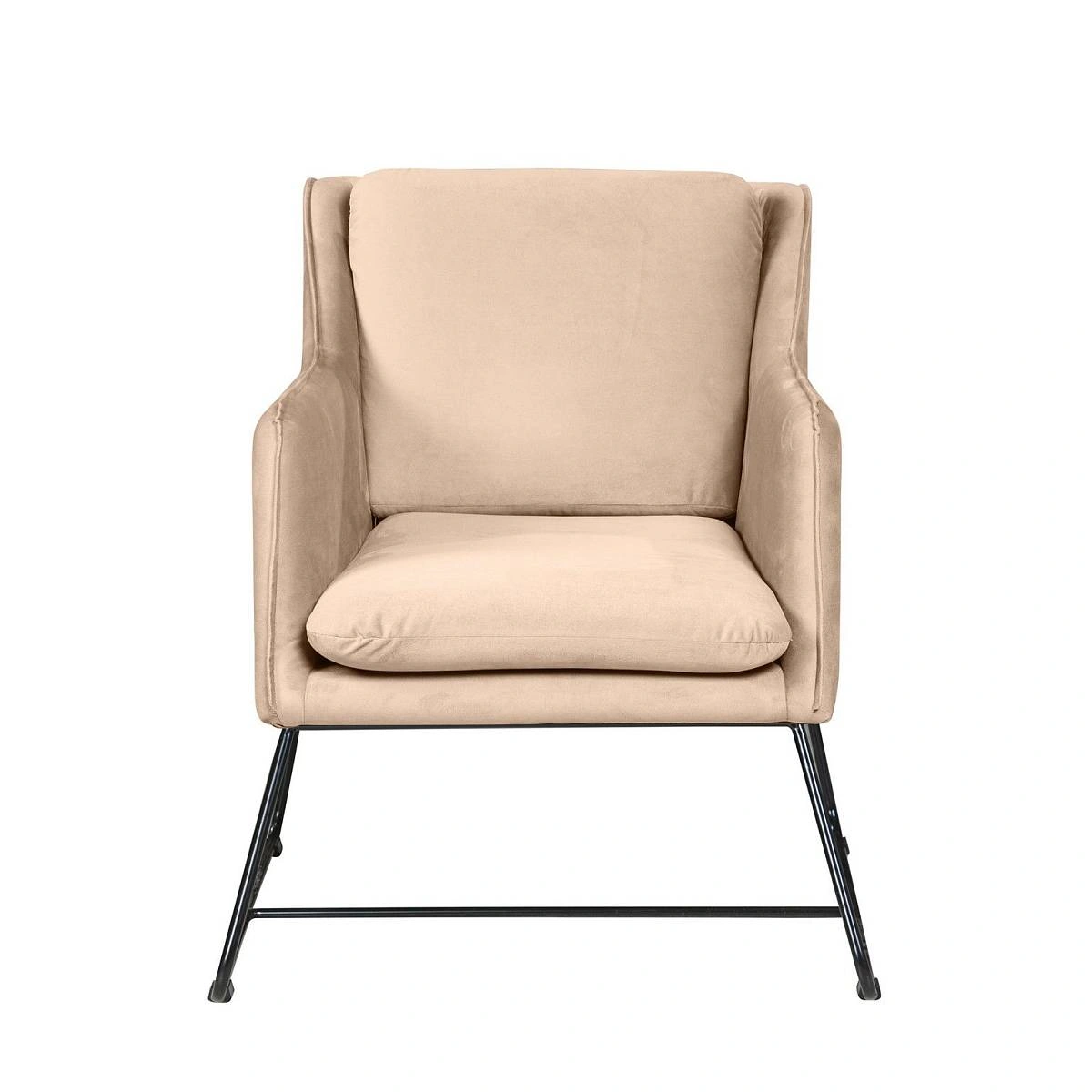 Кресло Alex, бархат бежевый 5 изображение Кресло Alex, бархат бежевый 5 фото