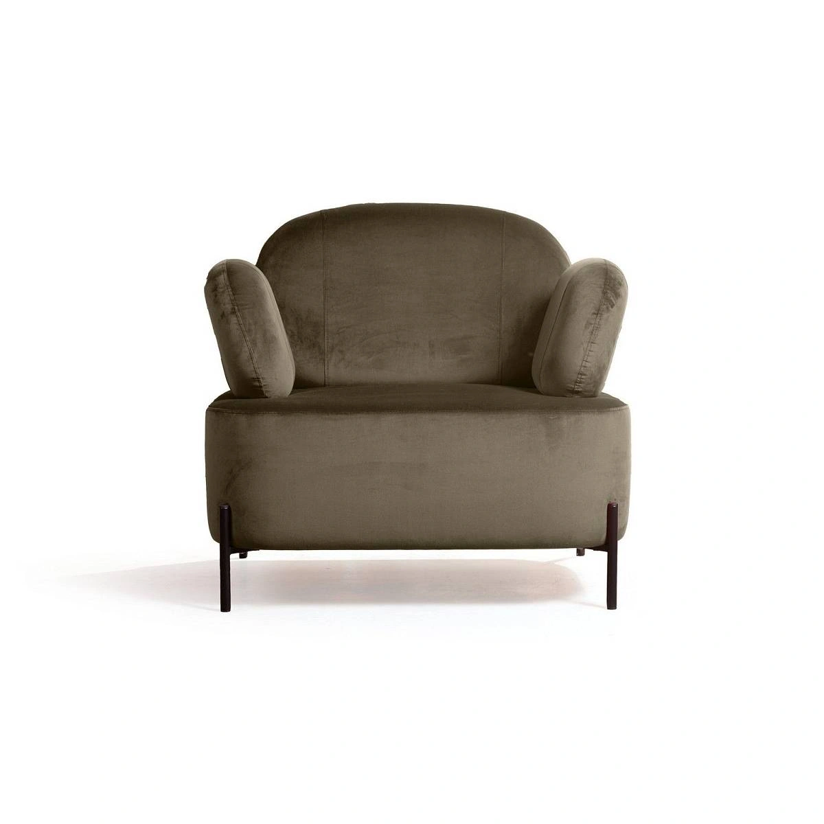 Кресло Dandy, бархат matte 65 коричневый фото