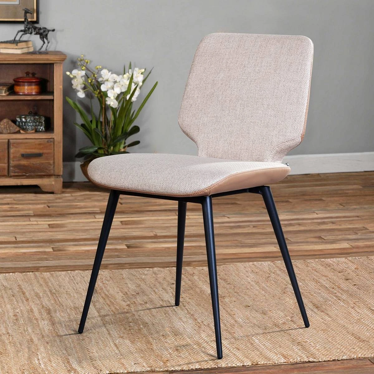 Стул Adam, рогожка комби бежевый изображение Стул Adam, рогожка комби бежевый фото