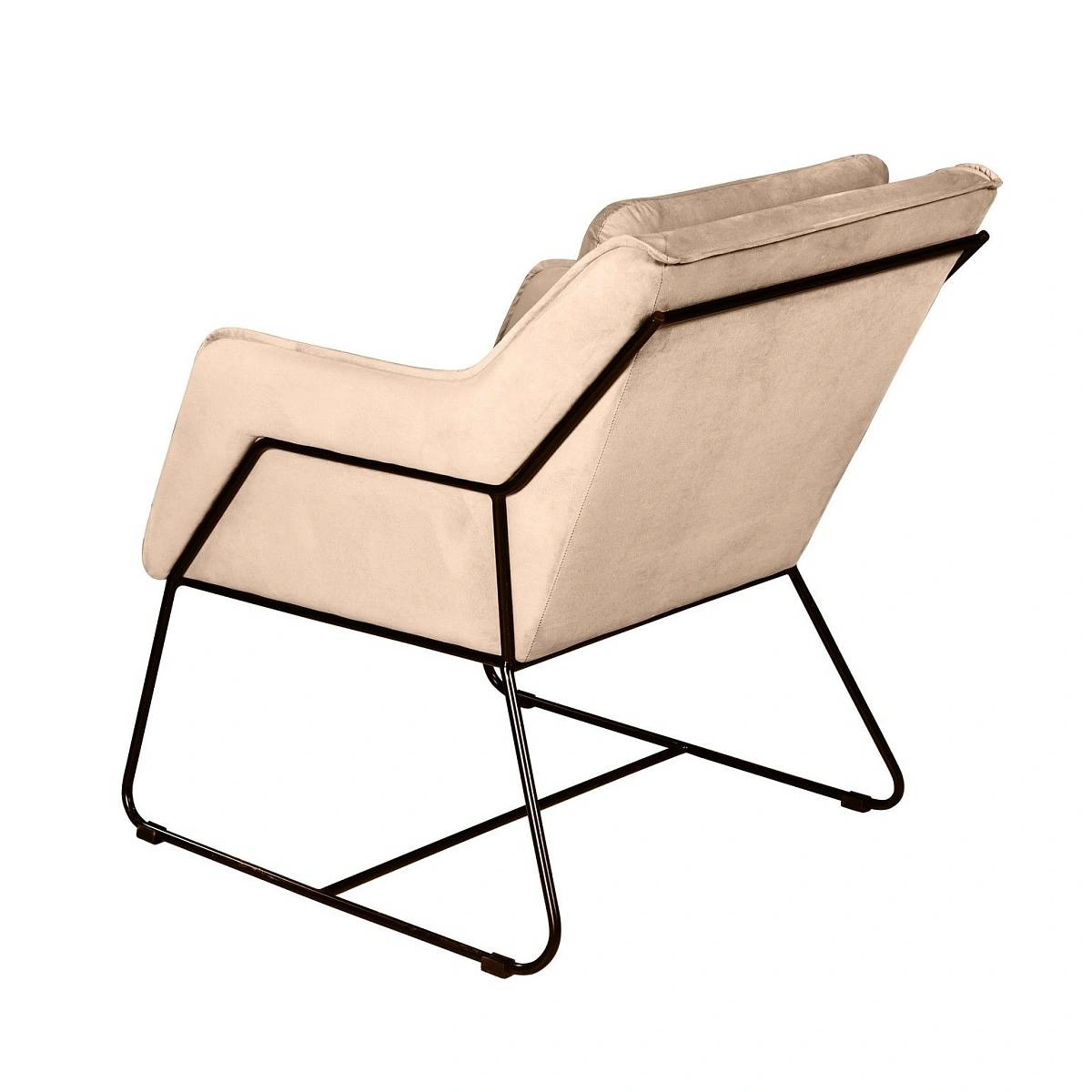 Кресло Alex, бархат бежевый 5 изображение Кресло Alex, бархат бежевый 5 фото