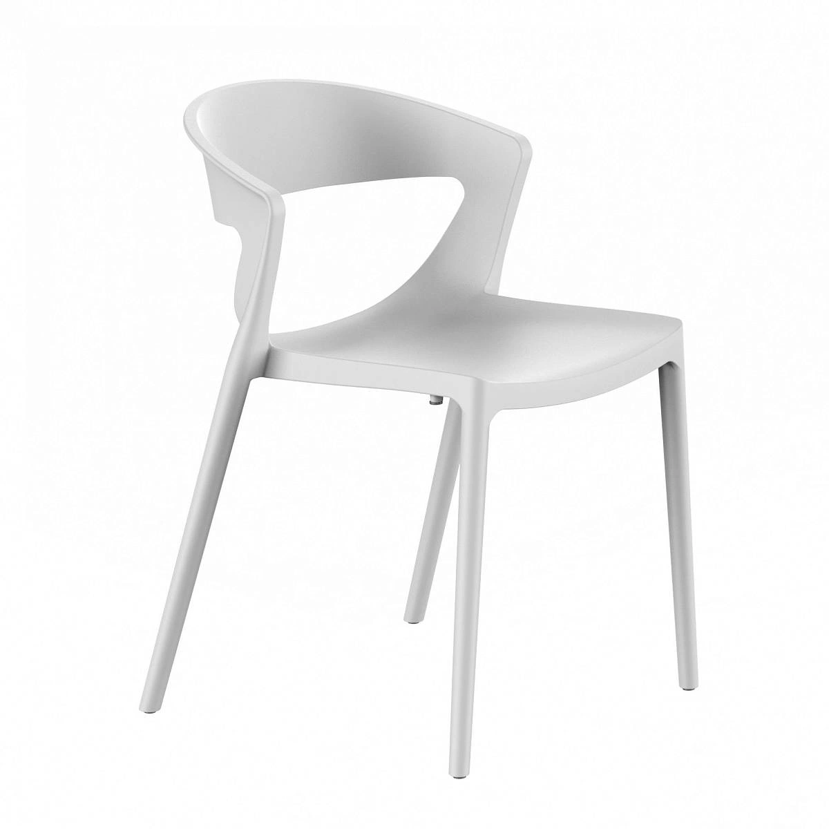 Стул LEXA, (комплект 4 шт), пластик светло-серый изображение Стул LEXA, (комплект 4 шт), пластик светло-серый фото