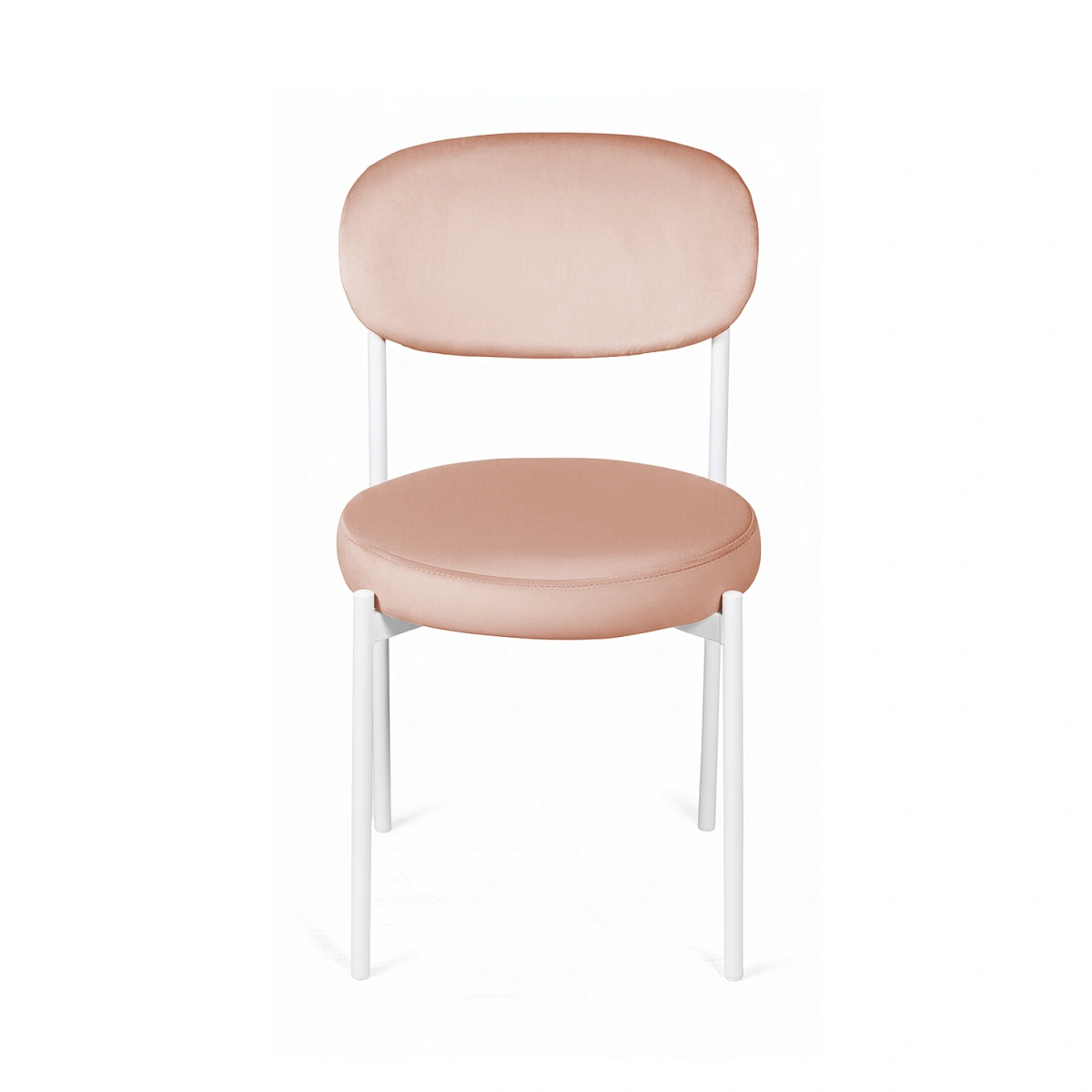 Стул Мейсон, комплект (2 шт), бархат 17 / опоры белые фото