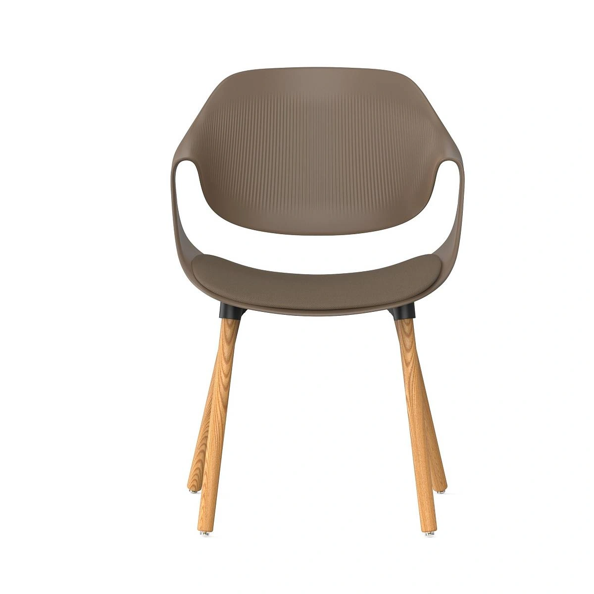 Стул Akella soft, (комплект 2 шт), пластик капучино / опоры дерево изображение Стул Akella soft, (комплект 2 шт), пластик капучино / опоры дерево фото