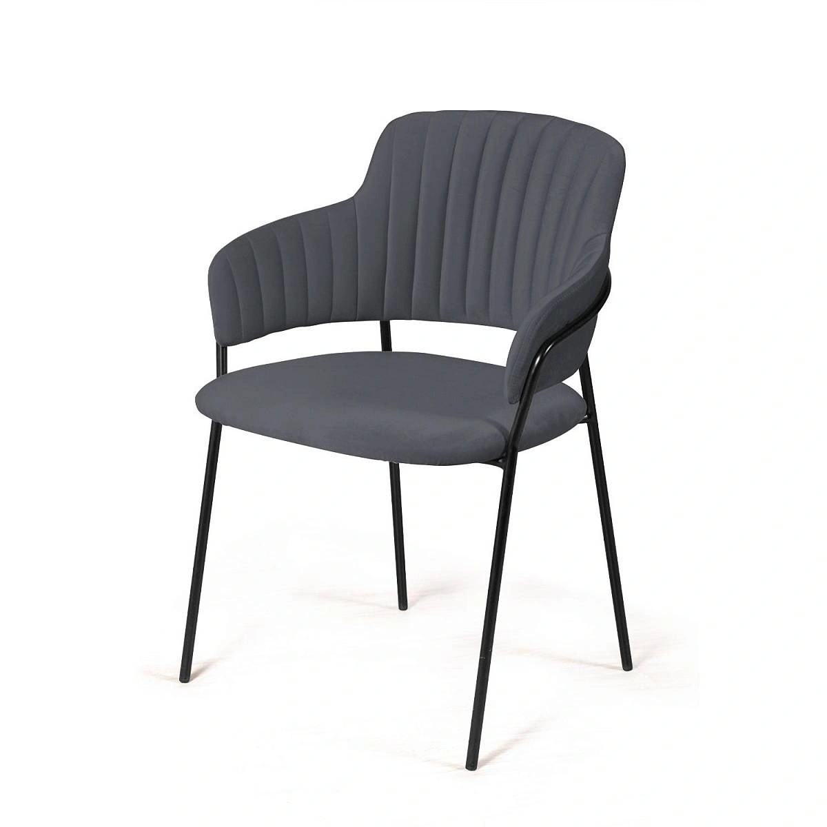 Стул Breeze, бархат серый 27 фото