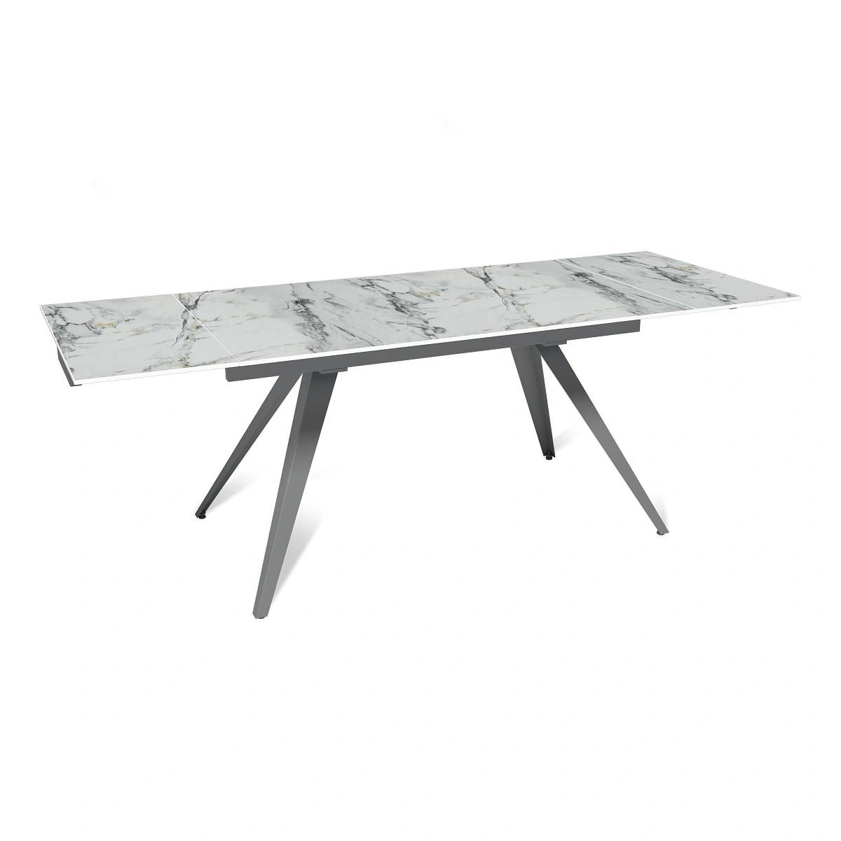 Стол раскладной Asti (140+40+40), керамика глянцевая Ice Jade изображение Стол раскладной Asti (140+40+40), керамика глянцевая Ice Jade фото