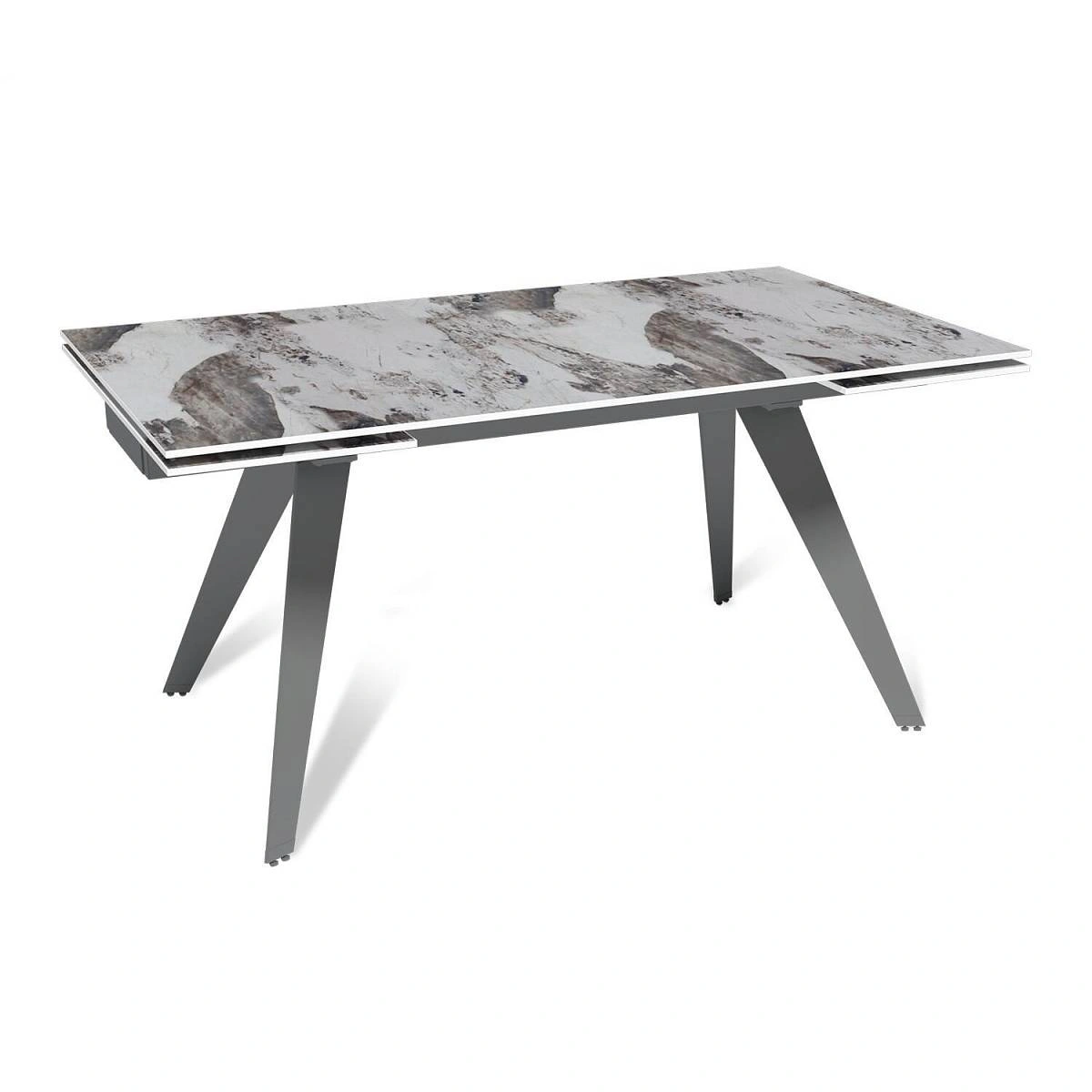 Стол раскладной Rhein (160+40+40), керамика глянцевая Pandora изображение Стол раскладной Rhein (160+40+40), керамика глянцевая Pandora фото