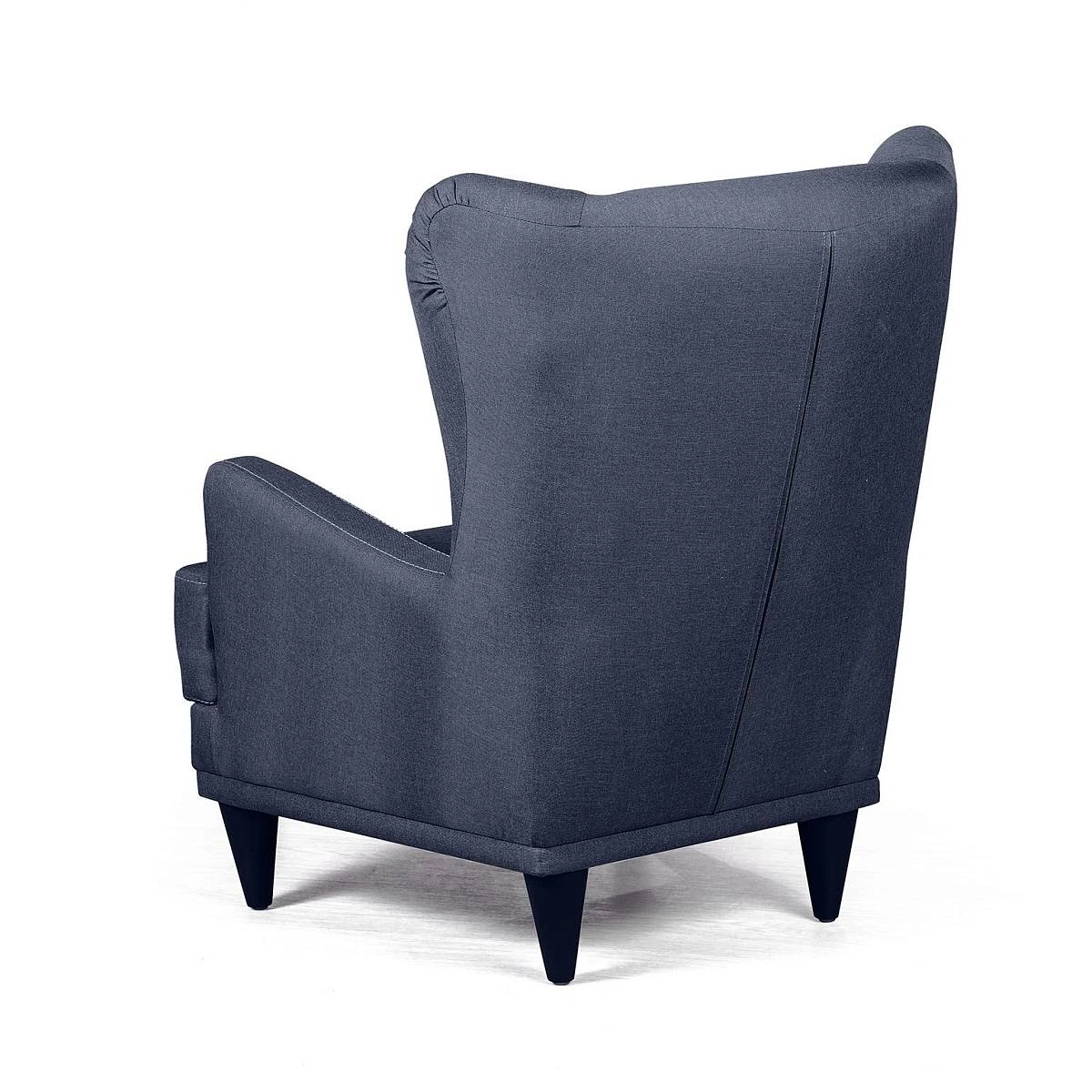 Кресло Juliet рогожка синий изображение Кресло Juliet рогожка синий фото