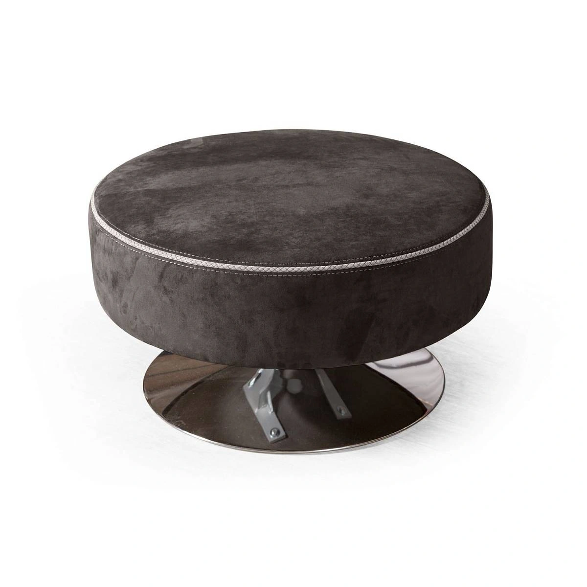 Пуф Marco, искусственная замша Breeze taupe изображение Пуф Marco, искусственная замша Breeze taupe фото