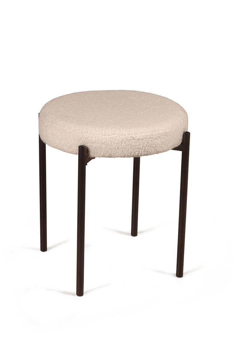 Табурет мягкий Mason, искусственный мех Winnie 04 изображение Табурет мягкий Mason, искусственный мех Winnie 04 фото