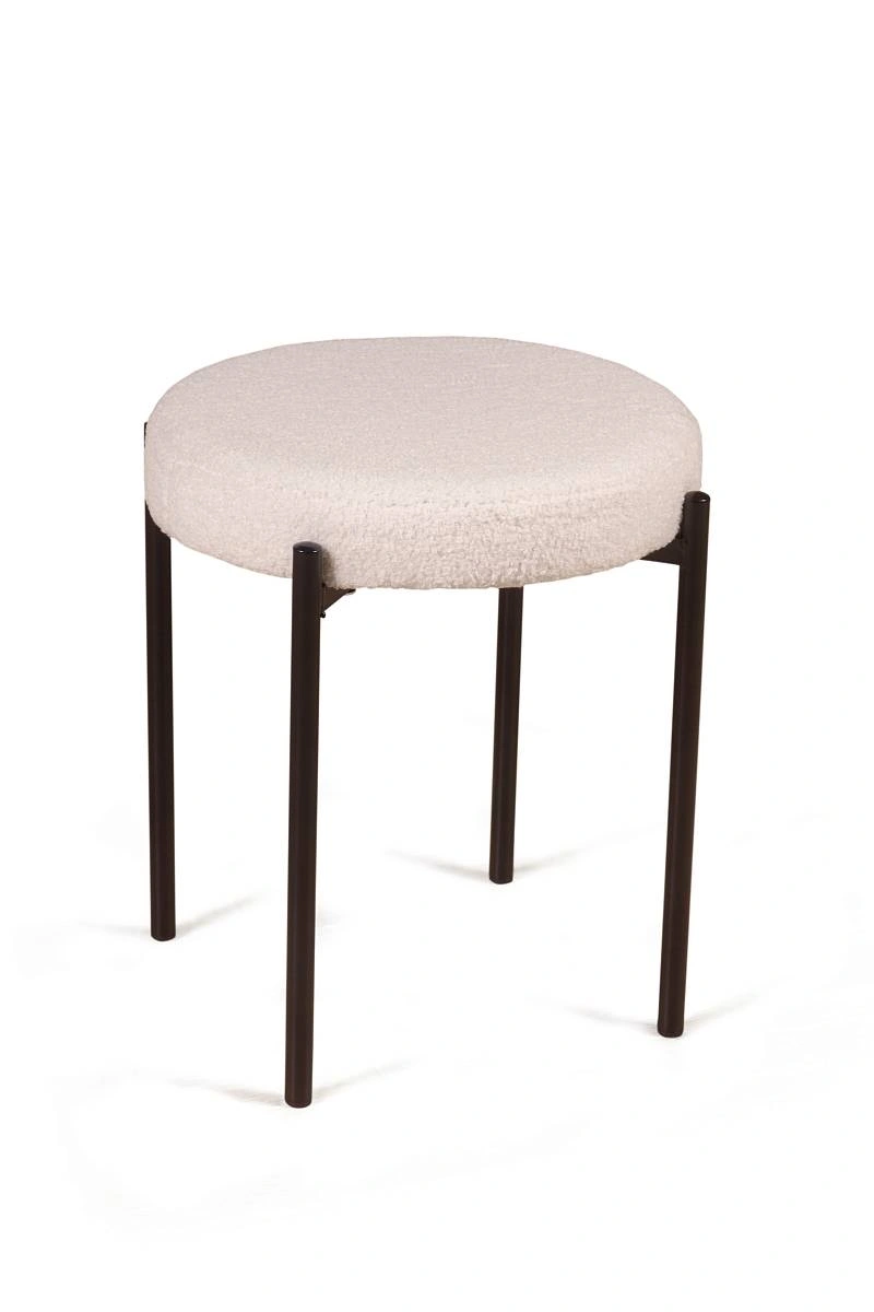 Табурет мягкий Mason, искусственный мех Winnie 03 изображение Табурет мягкий Mason, искусственный мех Winnie 03 фото