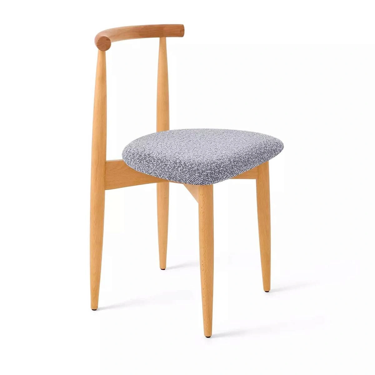 Стул Diana, бук натуральный, серый изображение Стул Diana, бук натуральный, серый фото