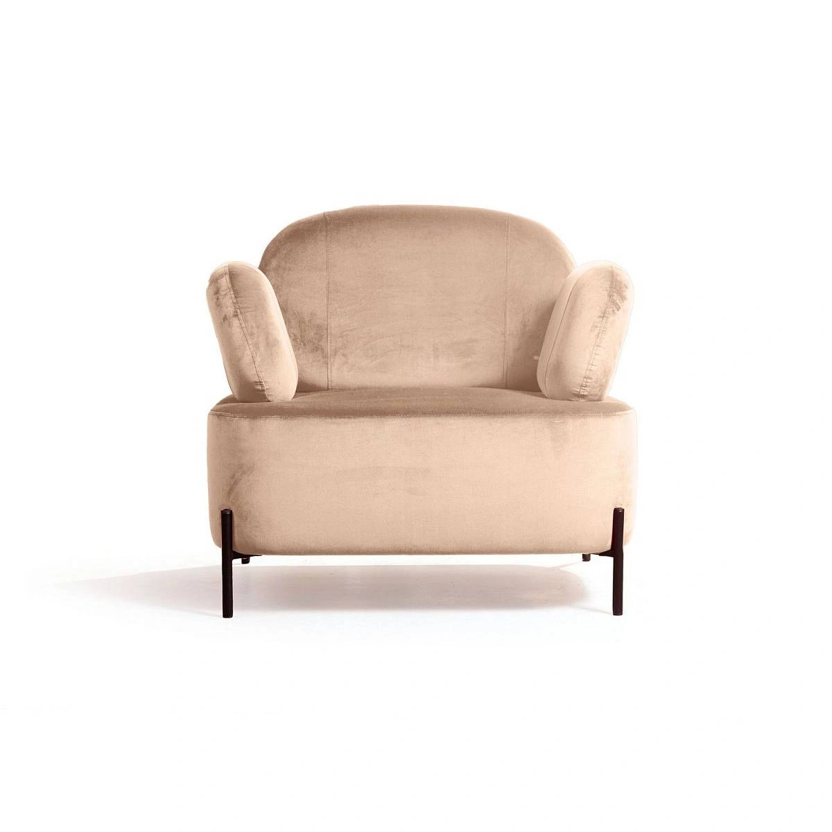 Кресло Dandy, бархат бежевый 5 изображение Кресло Dandy, бархат бежевый 5 фото