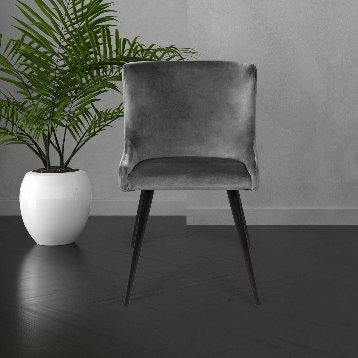 Стул JAZZ поворотный 90 градусов, функция возврата, антишум, бархат серый 27 изображение Стул JAZZ поворотный 90 градусов, функция возврата, антишум, бархат серый 27 фото