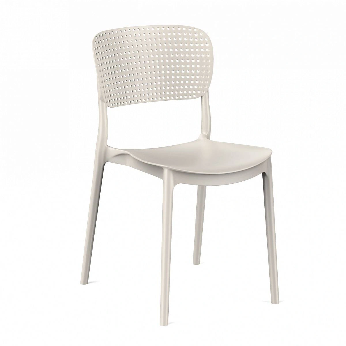 Стул Rene (RUS), (комплект 4 шт), пластик светло-бежевый изображение Стул Rene (RUS), (комплект 4 шт), пластик светло-бежевый фото