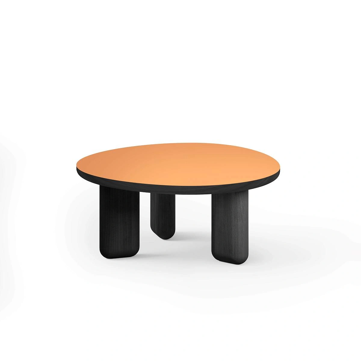 Журнальный столик Momo D800 массив / пластик fenix оранжевый фото