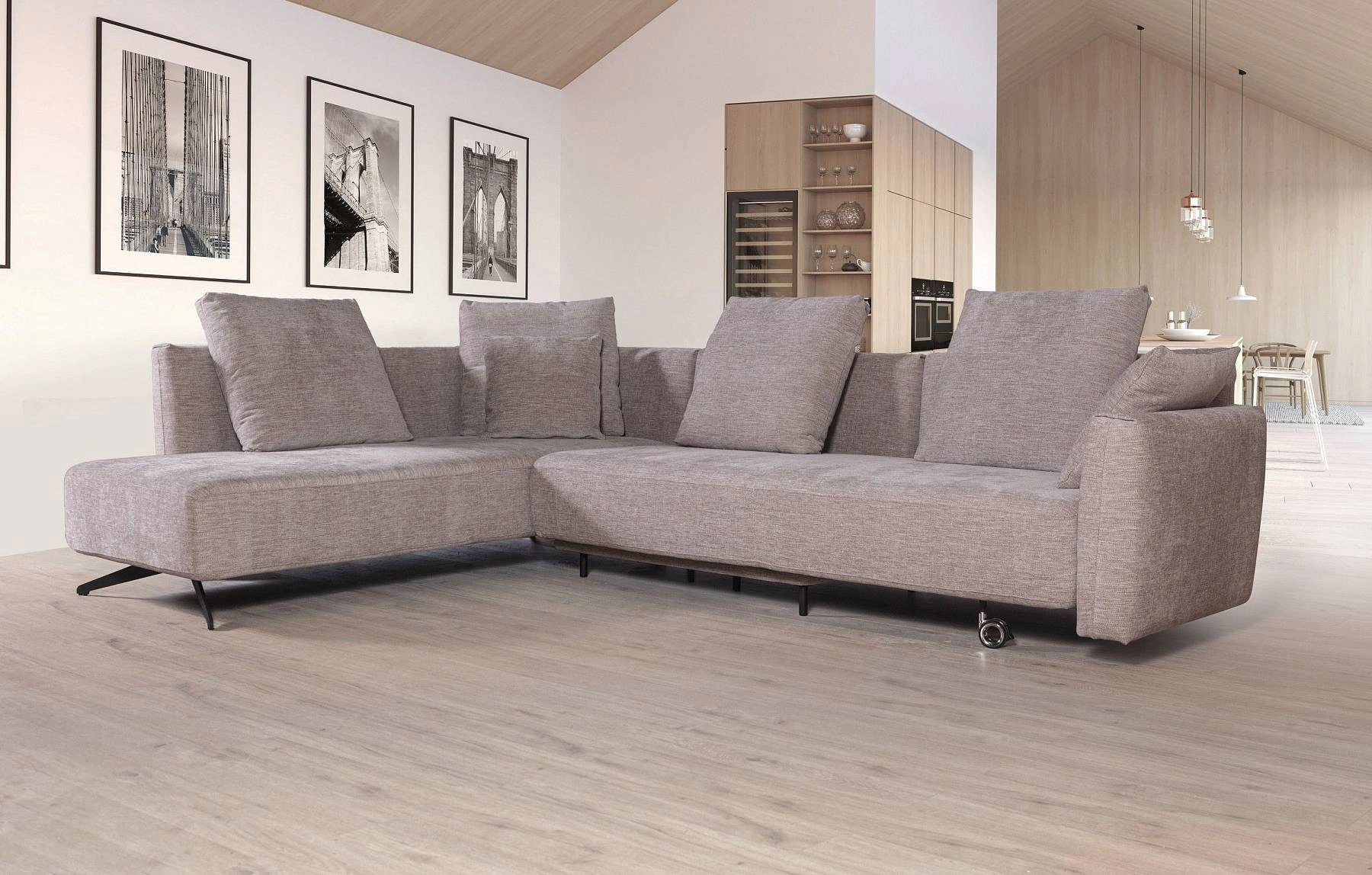 Flash диван угловой поворотный левый изображение Flash диван угловой поворотный левый фото