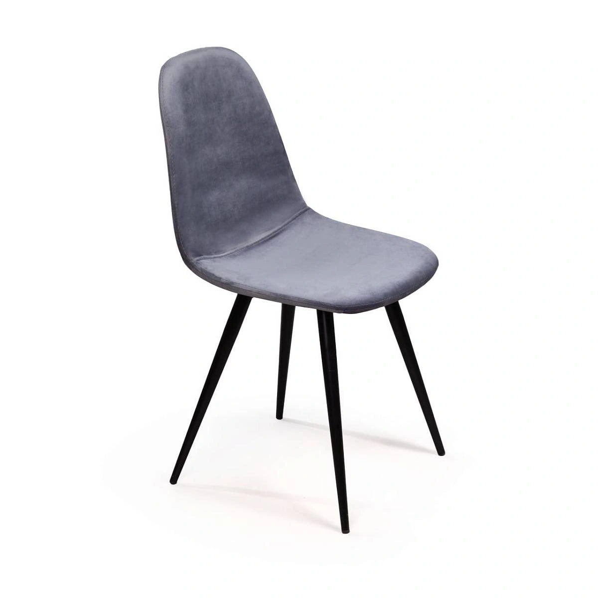 Стул TED, бархат серый 27 изображение Стул TED, бархат серый 27 фото