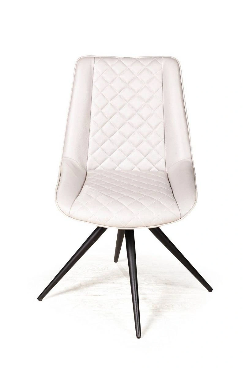 Стул с кручением Otto экокожа, светло-серый изображение Стул с кручением Otto экокожа, светло-серый фото