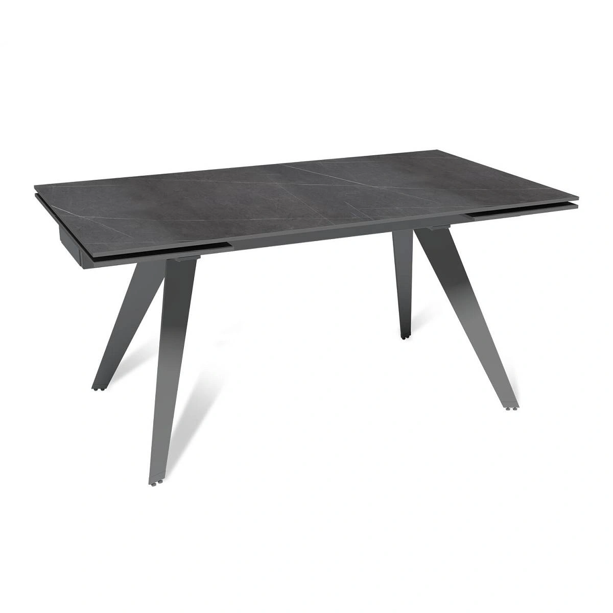 Стол раскладной Rhein (160+40+40), керамика матовая Armani Grey изображение Стол раскладной Rhein (160+40+40), керамика матовая Armani Grey фото
