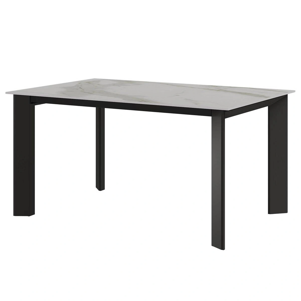 Стол раскладной Dogma (110+40), керамика белая изображение Стол раскладной Dogma (110+40), керамика белая фото