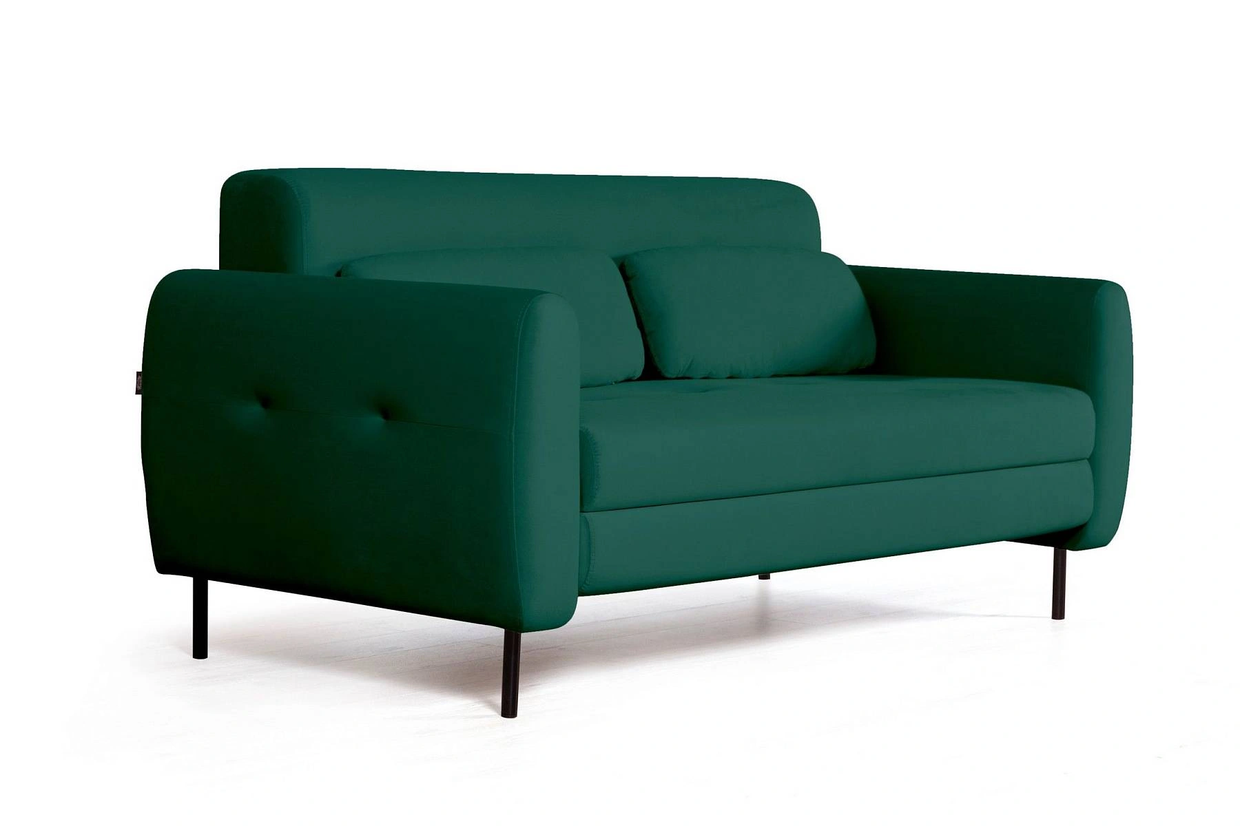 Siena диван-кровать прямой с подлокотниками, бархат зеленый 19 изображение Siena диван-кровать прямой с подлокотниками, бархат зеленый 19 фото