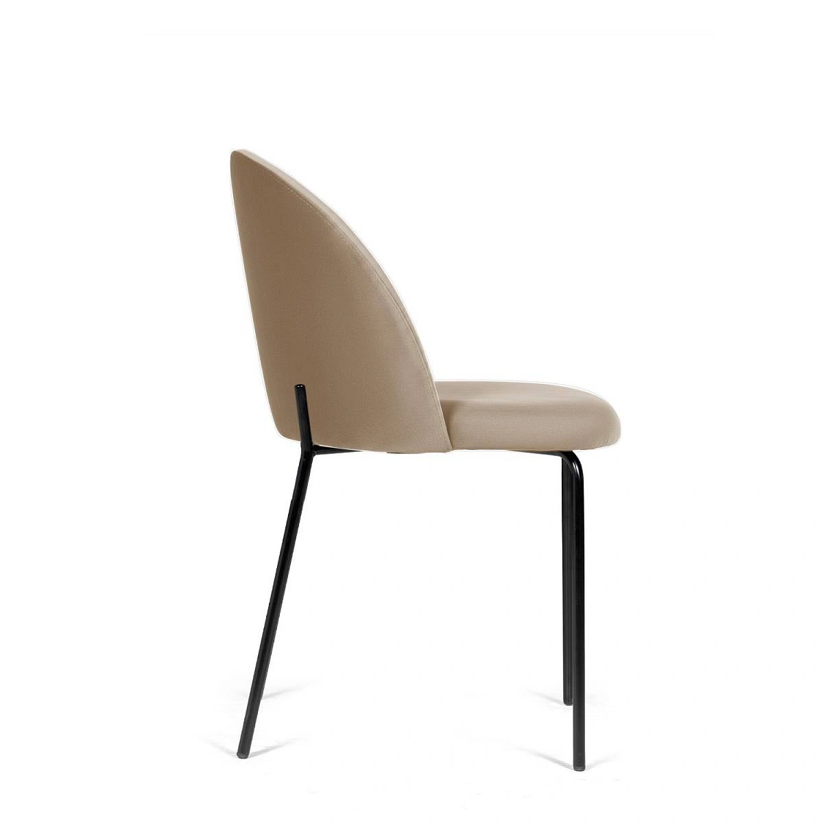 Стул Nord, комплект (4 шт), бархат бежевый 05 / опора черная фото
