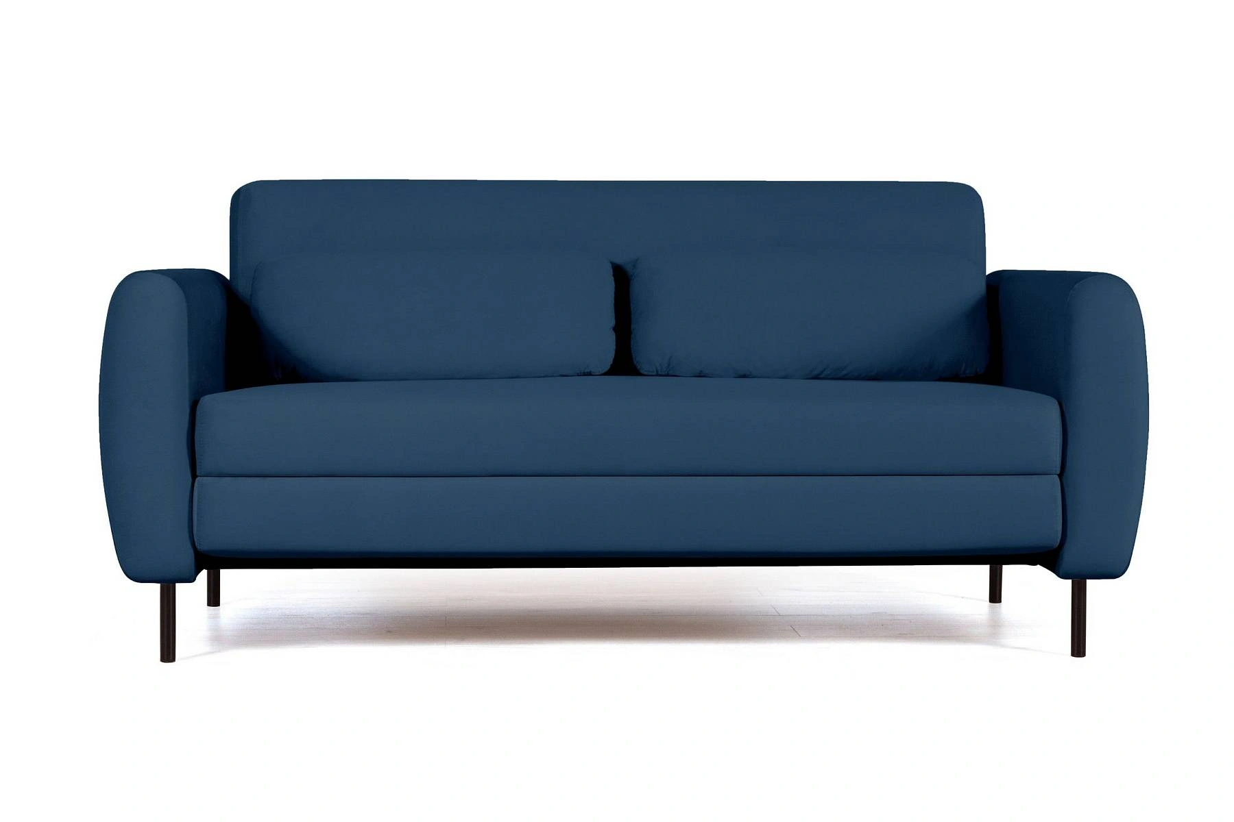 Siena диван-кровать прямой с подлокотниками, бархат синий 29 изображение Siena диван-кровать прямой с подлокотниками, бархат синий 29 фото